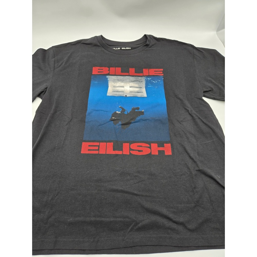 Billie Eilish Hit Me Hard and Soft Album Cover Graphic T-Shirt Black XXL‎ HMHAS